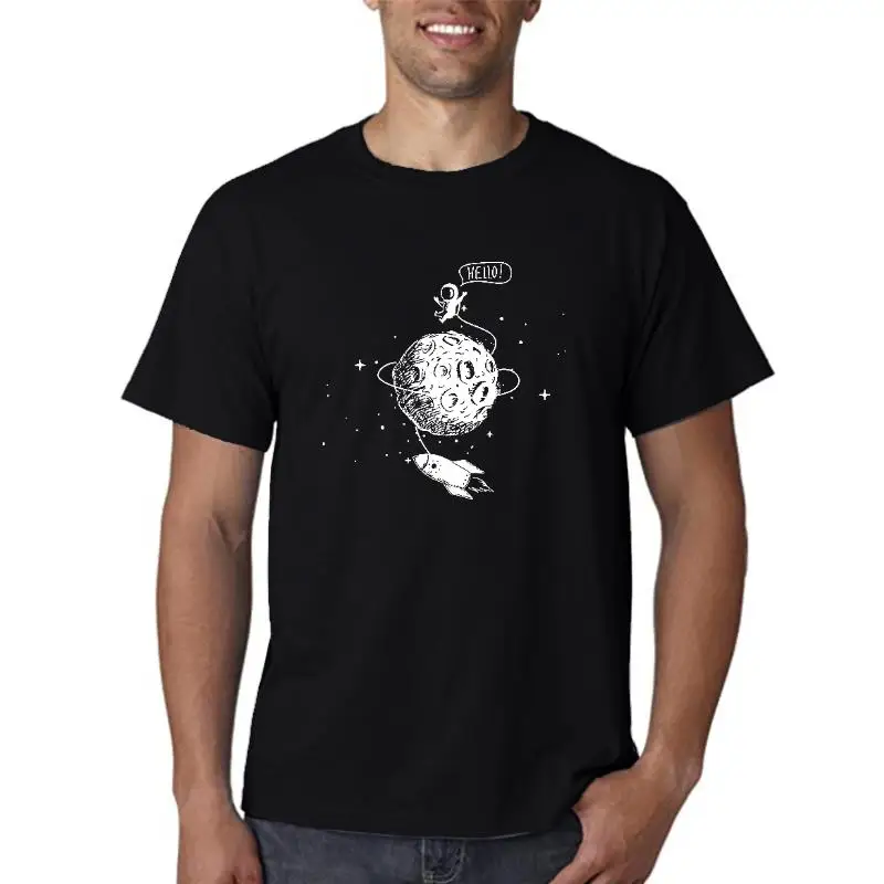 

Astronaut Spaceship Surface Womens T-Shirt Fashion INS 2022 T Shirts Harajuku Loose T Shirts O-Neck Women's Tee Shirt Summer New