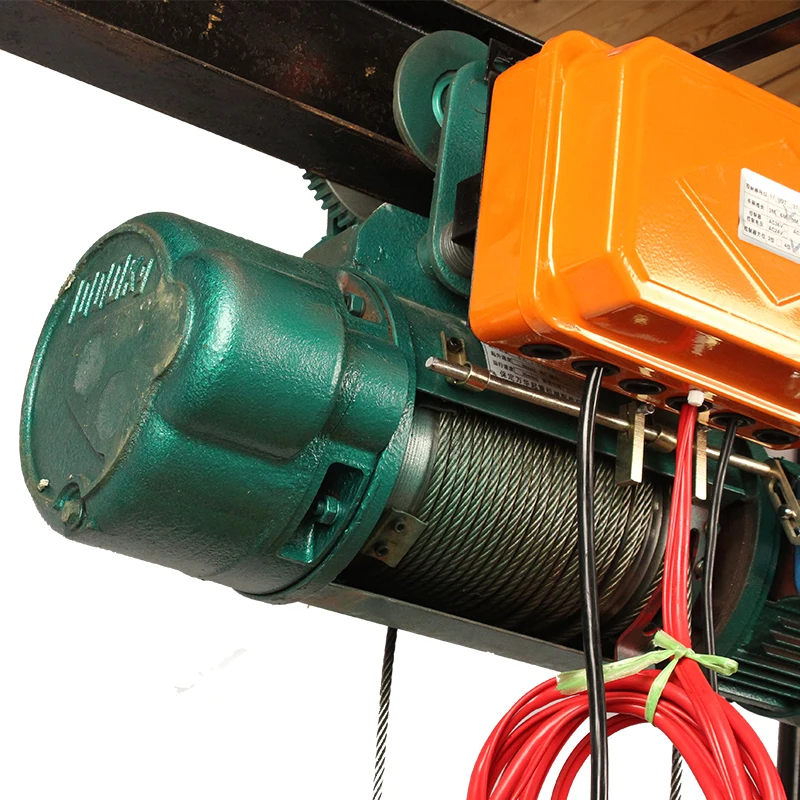 Factory Customized 0.5 Ton Lifting Remote Control Construction Works  Wire Rope Hoist