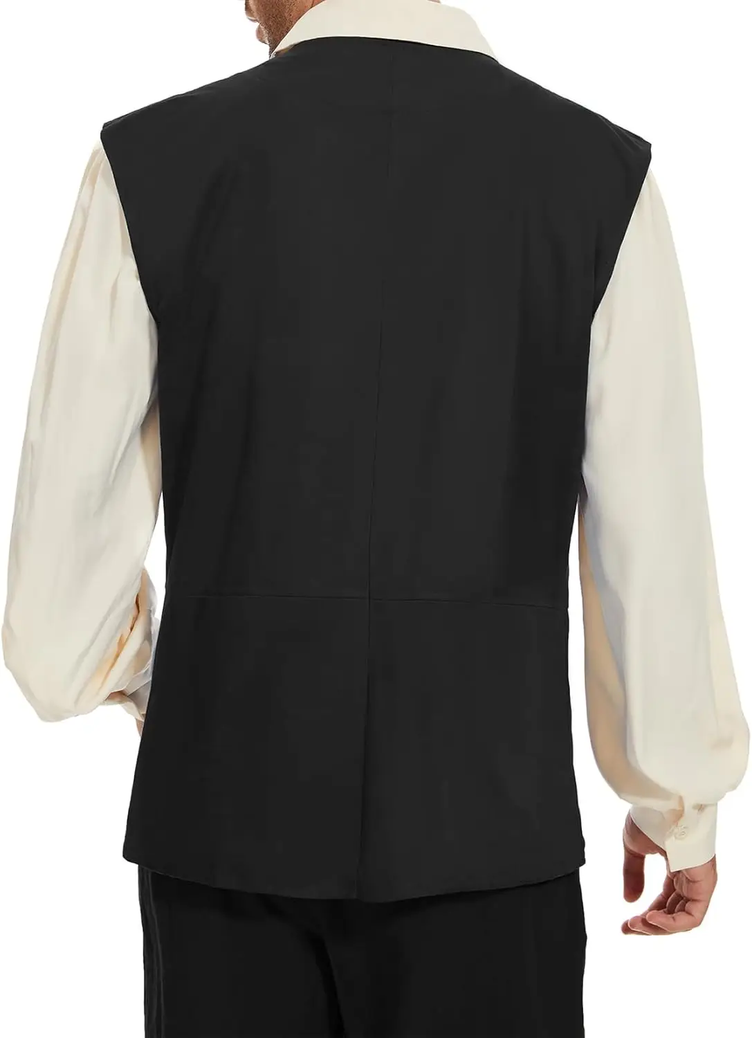 عصر النهضة زي رجالي القراصنة سترة القرون الوسطى رن فاير فايكنغ القوطية Steampunk هالوين تأثيري صدرية #3