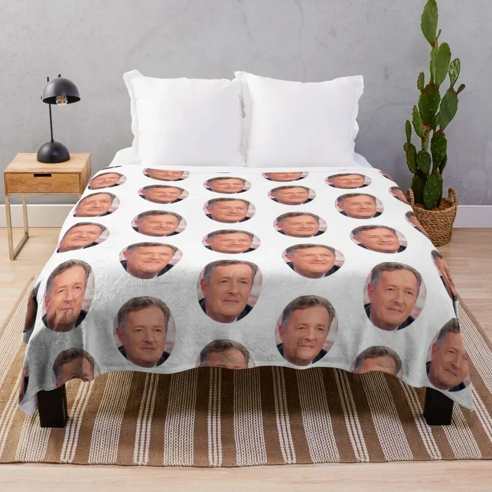 Piers Morgan Throw Blanket Compact Warm Blanket for Car Road Trip