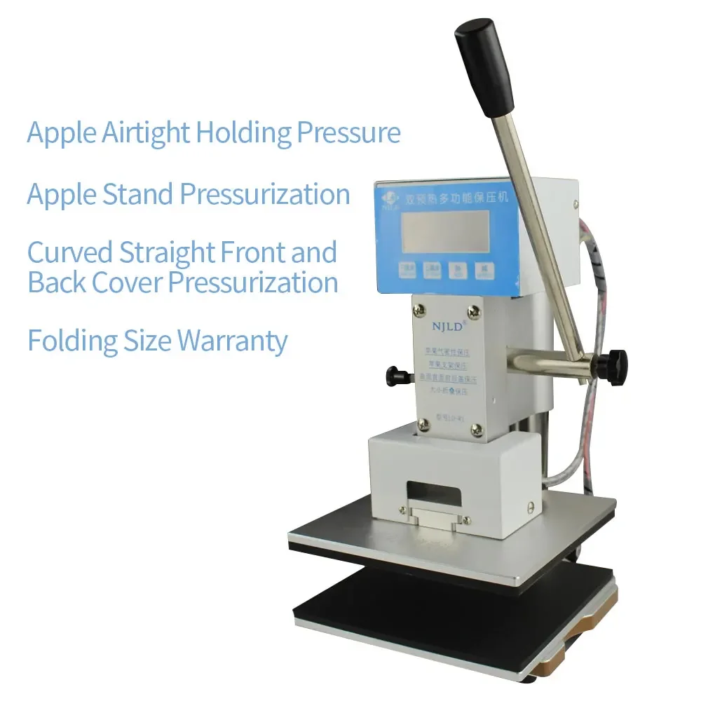 NJLD Universal Curved Straight Screen and Back Cover Pressurization Mold for Bracket Glueing and Pressure Retention Machine