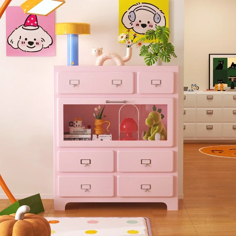 Dopamine drawer cabinet, foyer against the wall, multi-layer storage cabinet, bedroom storage cabinet, living room, entrance