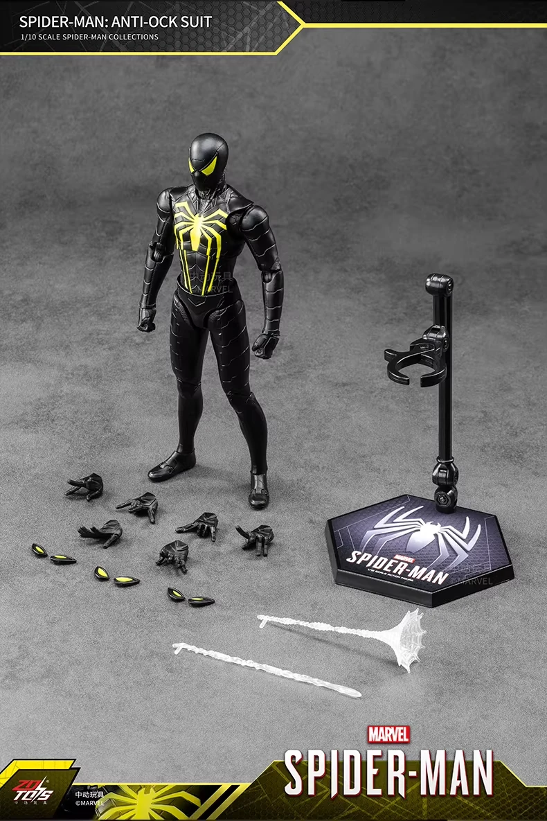 ZD TOY SpiderMan Series PS4 Game Spiderman SpiderMan Anti-OCK suit SpiderMan Velocity suit SpiderMan 2099 suit Miles Morales