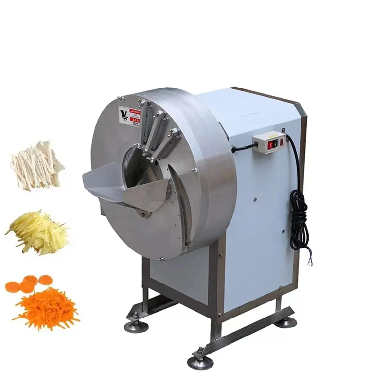 Stainless Steel French Fries And Potato Chip Cutting Machine High Speed Centrifugal Ginger Cucumber Shredder