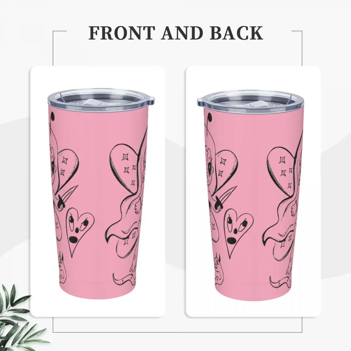 Fairy Karol G Album 2023 Tumbler Vacuum Insulated Bichota Season Coffee Cups with Lid Straw Office Home Mugs Hot Cold Drink 20oz