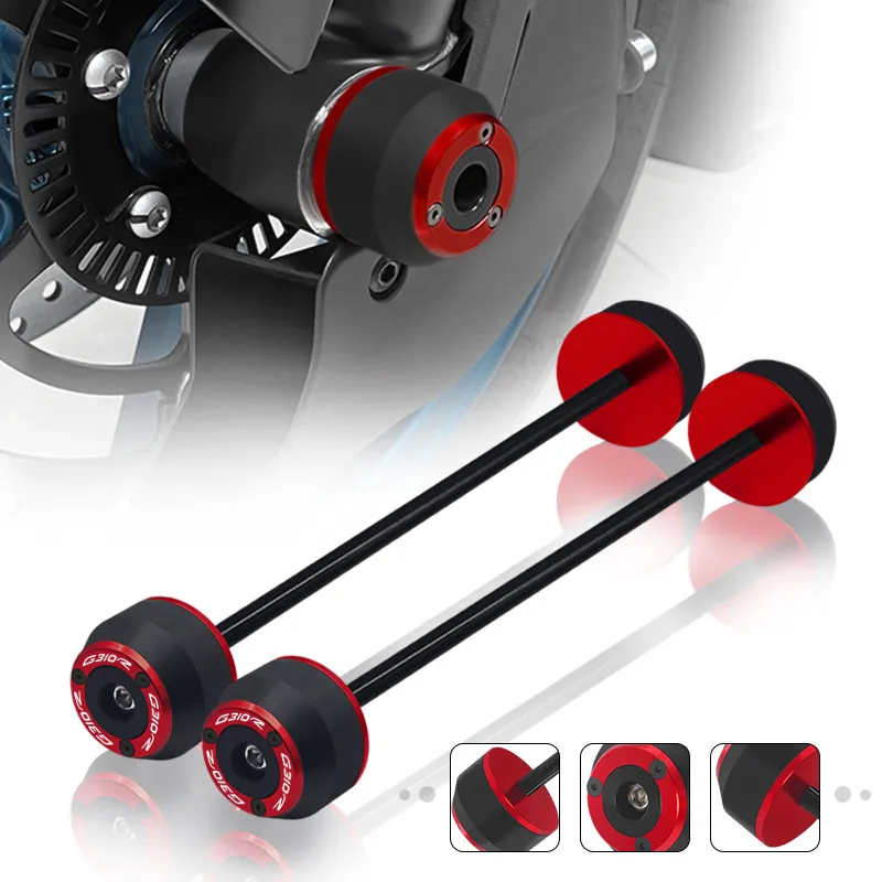

Motorcycle G310R Front Rear Axle Fork Wheel Protector Crash Slider For g310r G310R 2017-2024 2025 Wheel Axle Slider Accessories