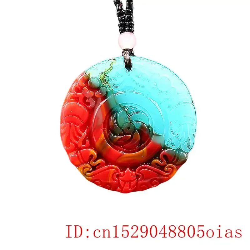 

Colour Jade Bat Warrior Pendant Carved Amulet Natural Fashion Jewelry Necklace Jadeite Gifts Chinese Charm