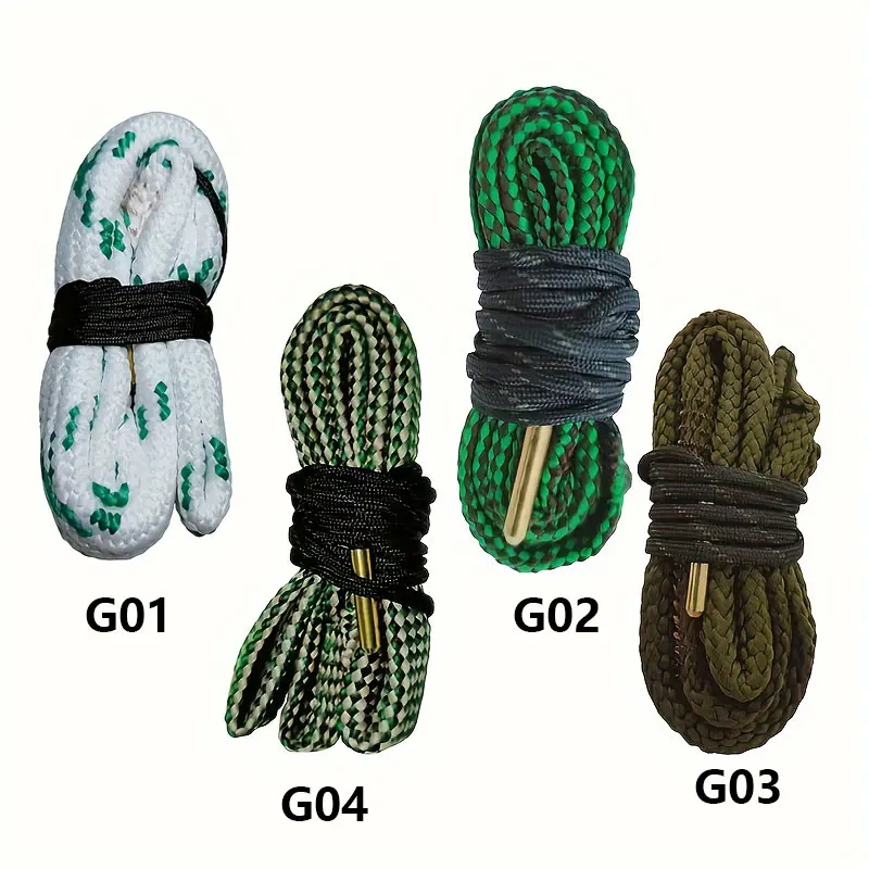 أداة تنظيف ثقوب بندقية الصيد ، أداة تنظيف بندقية ، عيار ماسورة بندقية ، حبل ثعبان ، ثعبان. 22 ، Cal.223 ، Cal.38 Cal ،--