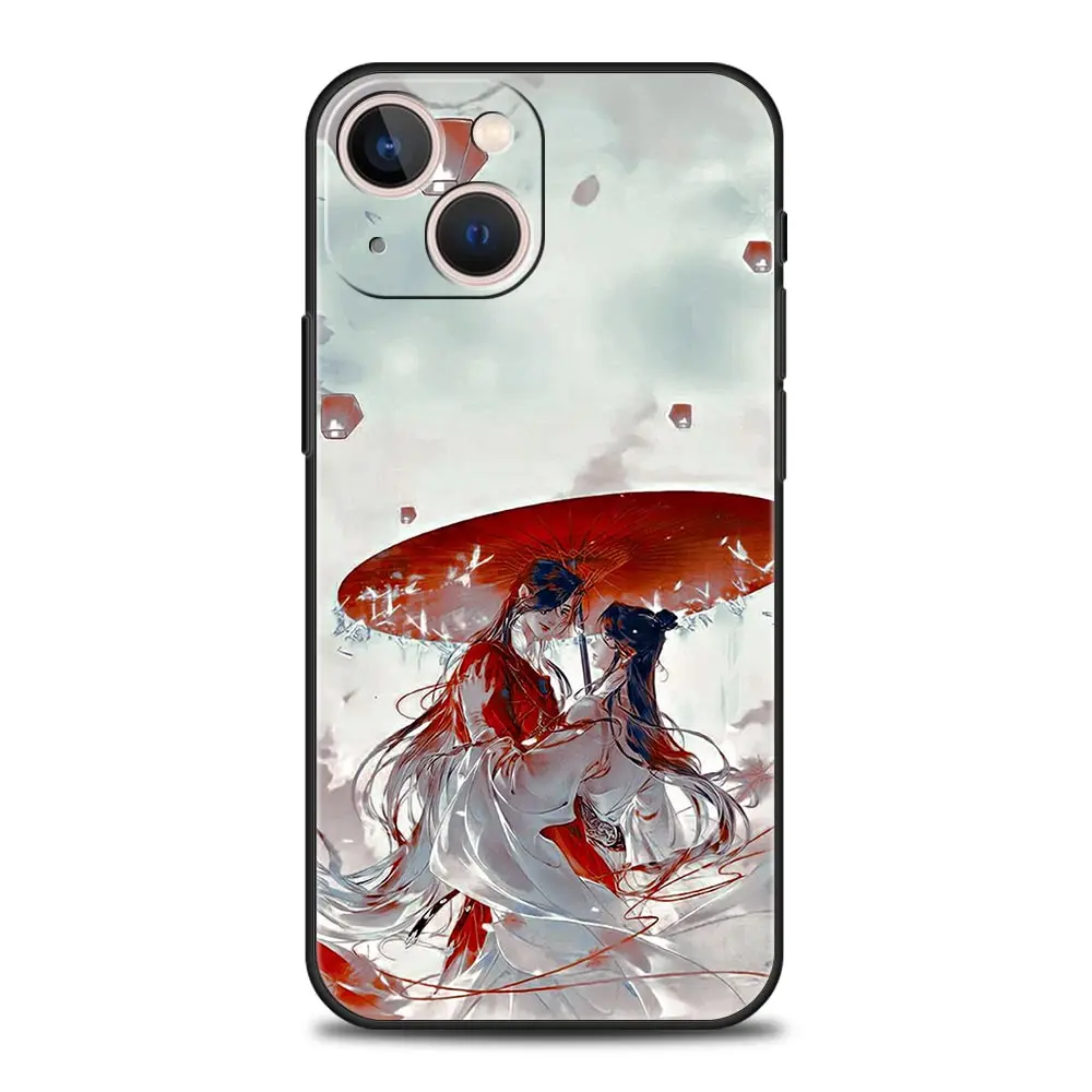 Xie Lian Hua Cheng Heaven Official's Blessing Phone Case For iPhone 16 15 14 11 Pro Max 12 13 7 8 Plus X XR XS SE 2020 Cover