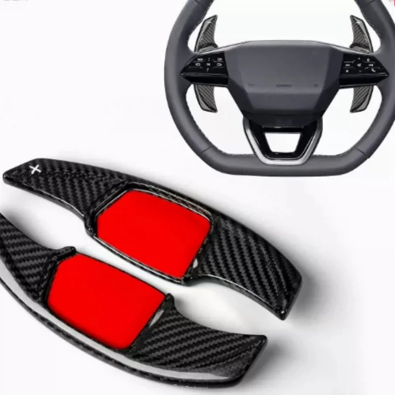 For Audi C9 A6L 2026 Carbon fiber shift paddles modified extended sports decoration car interior accessories