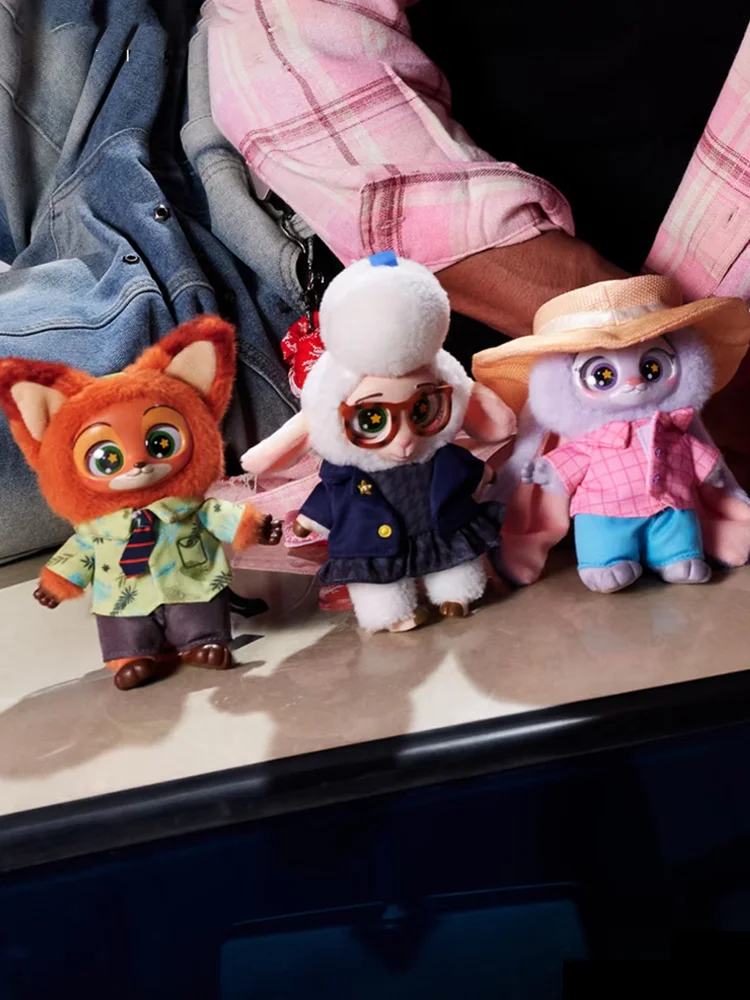 New Genuine Zootopia Vinyl Face Blind Box Toys Trendy Surprise Mystery Box Cute Nick Judy Pendents Decor Birthday Gift