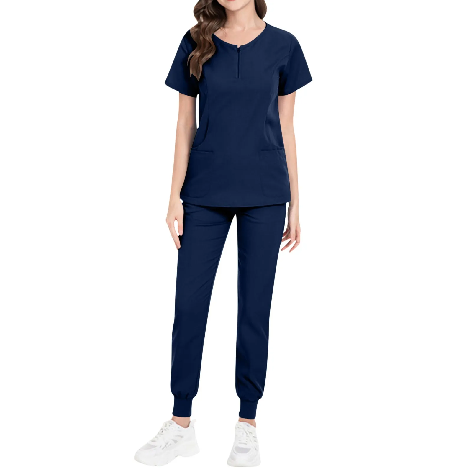 

Футболка женская с коротким рукавом и V-образным вырезом, с рукавом-фонариком