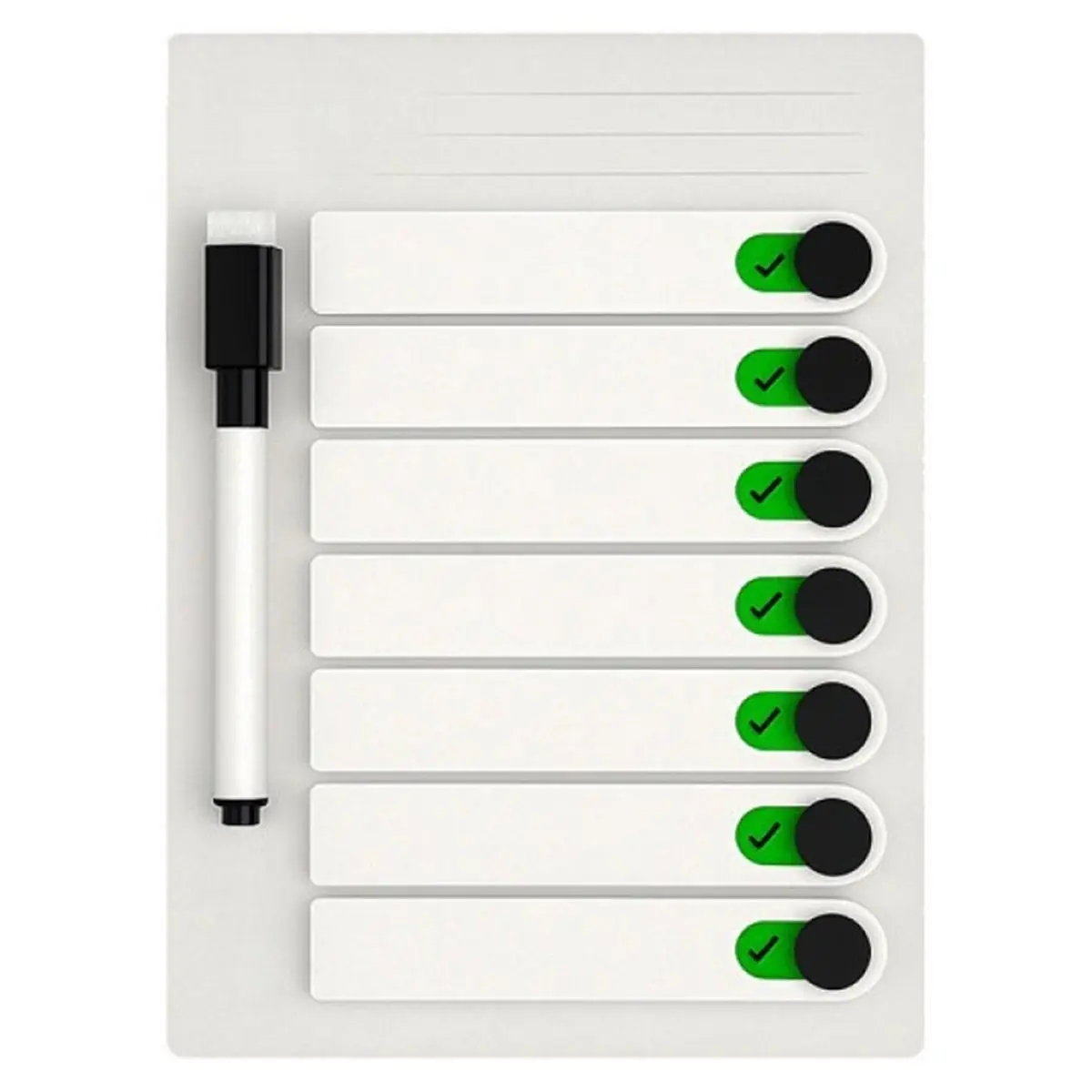 【New User-Coupon!】LCD Writing Tablet Magnetic Chore Chart for Fridge,Digital to Do List ADHD Tool One-Click Clear Digital Rewrit