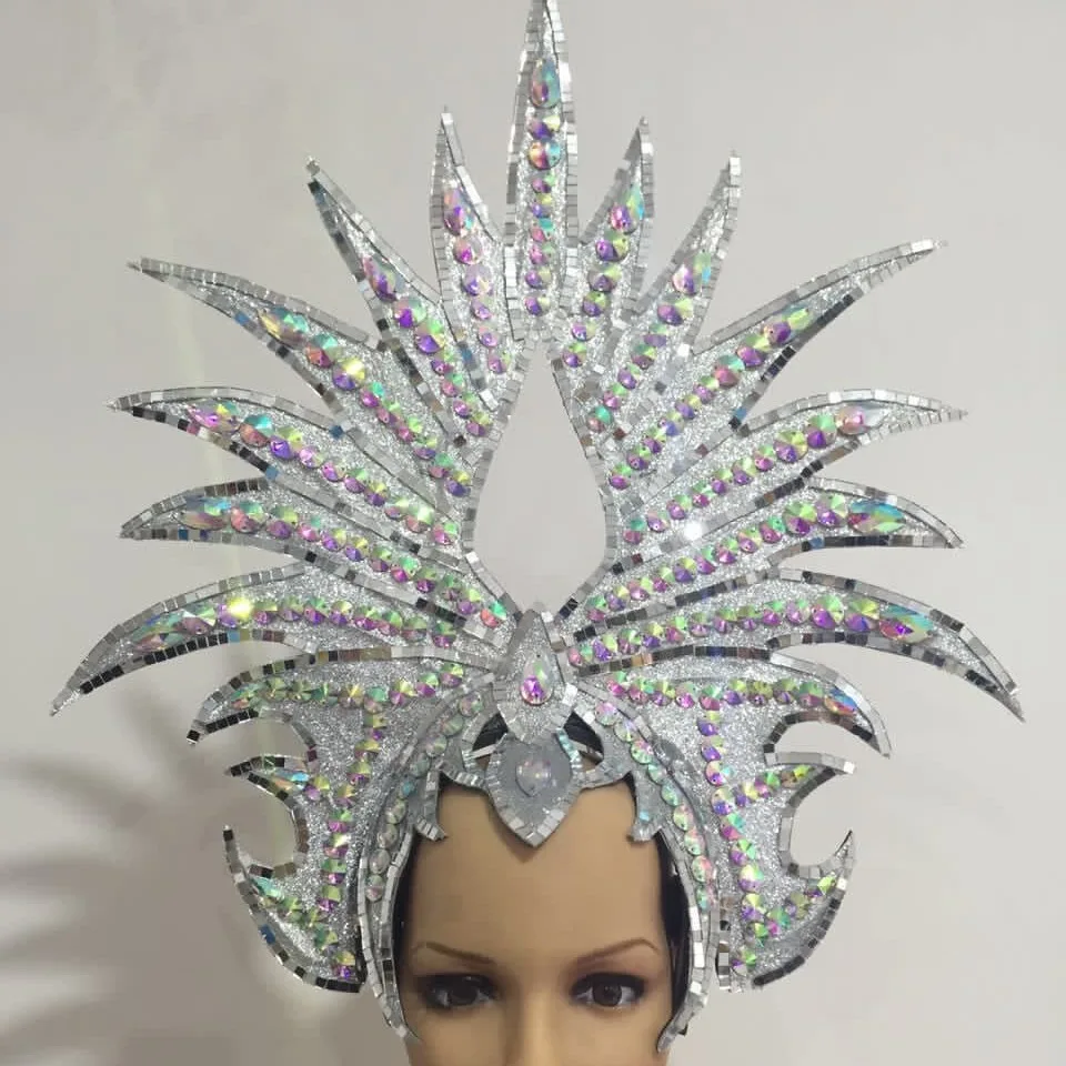 Beautiful  Customized Dyed Feather Headwear Performance Costume Decoration