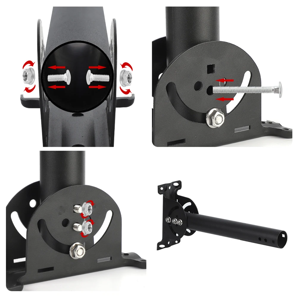 Support d'antenne extérieure, vis de décalage réglables, conception résistante aux intempéries, inclinaison à 20 degrés, Rotation à 360 degrés