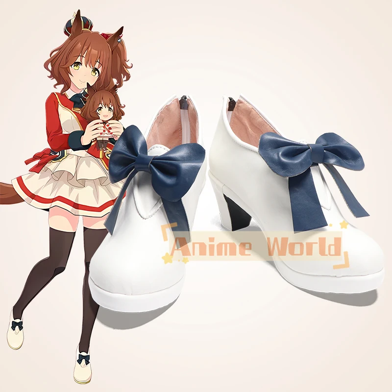 

Anime Game Umamusume Pretty Derby Aston Machan Cosplay Shoes Boots Game Halloween Christmas Party Costume Accessory Props