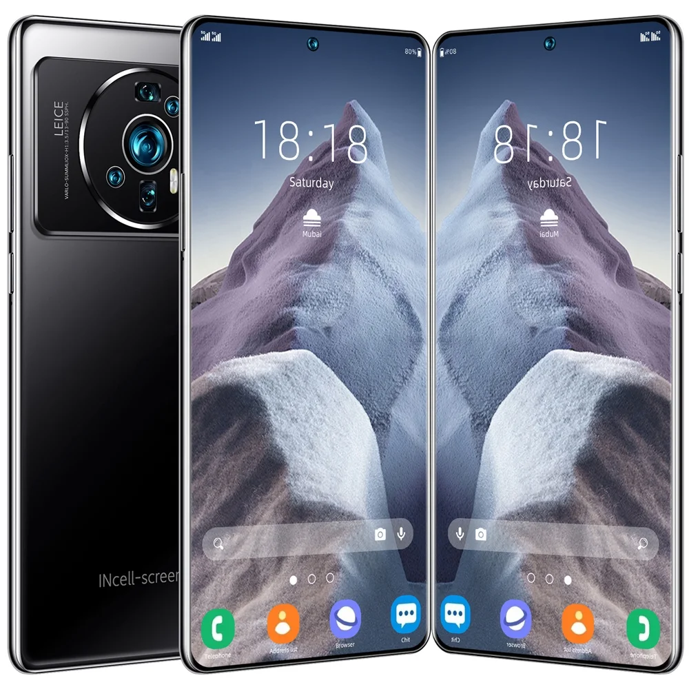 2022 nuovo M12 U1tra versione globale originale Smart Phone grande schermo 5G Touch cellulare Smartphone