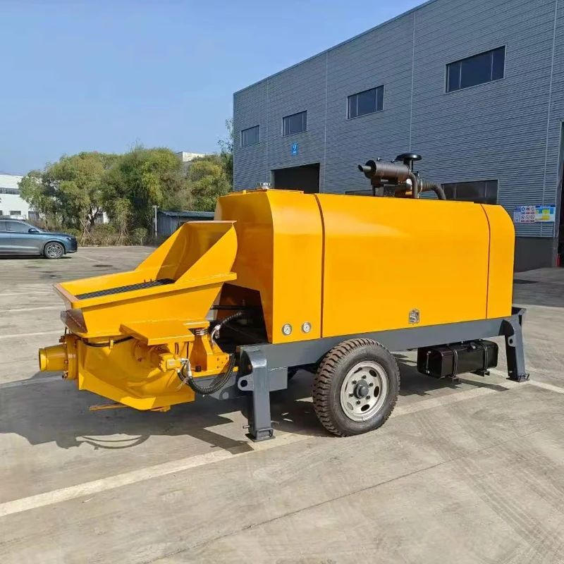 Customized 50m3/h Concrete Transfer Diesel Pump Special Machine For Material Moving On Construction Sites