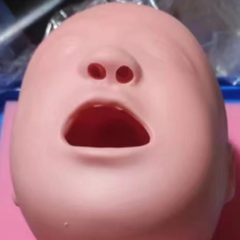 Modelo infantil de intubación traqueal, simulador de modelo de intubación nasal, kit de ayuda para enseñanza de gestión de vías respiratorias