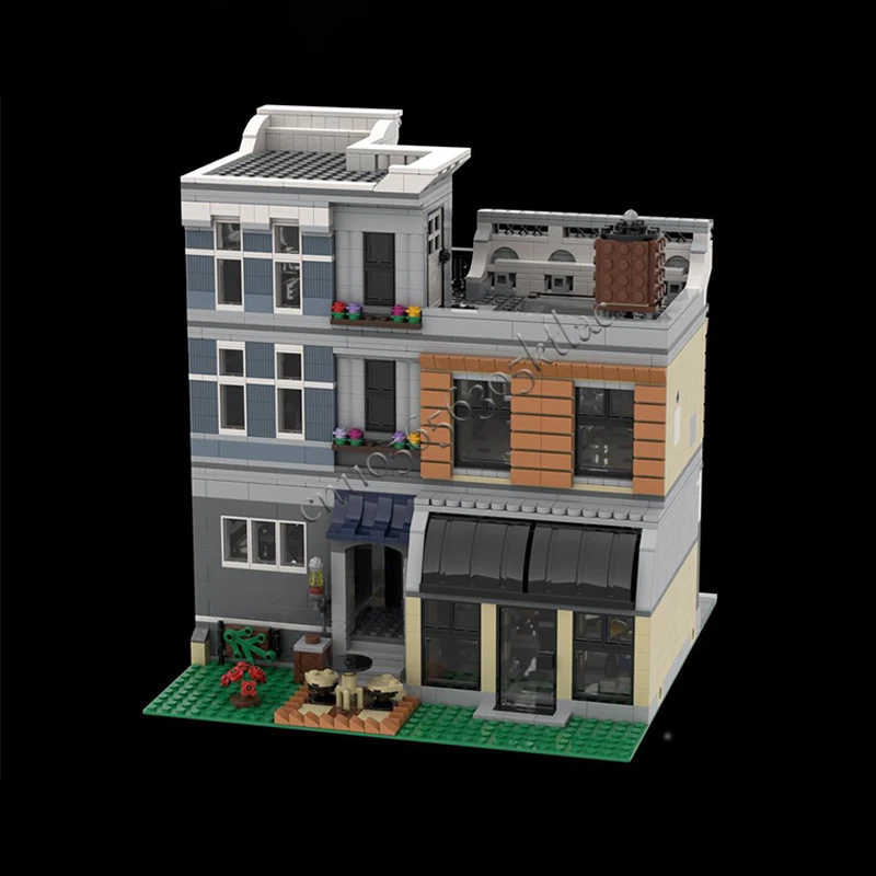 2510 ชิ้น MOC ชุดสร้างสรรค์ โมเดลร้านหมอฟัน แบบโมดูลาร์ ของเล่นตัวต่อ ของขวัญสำหรับเด็ก