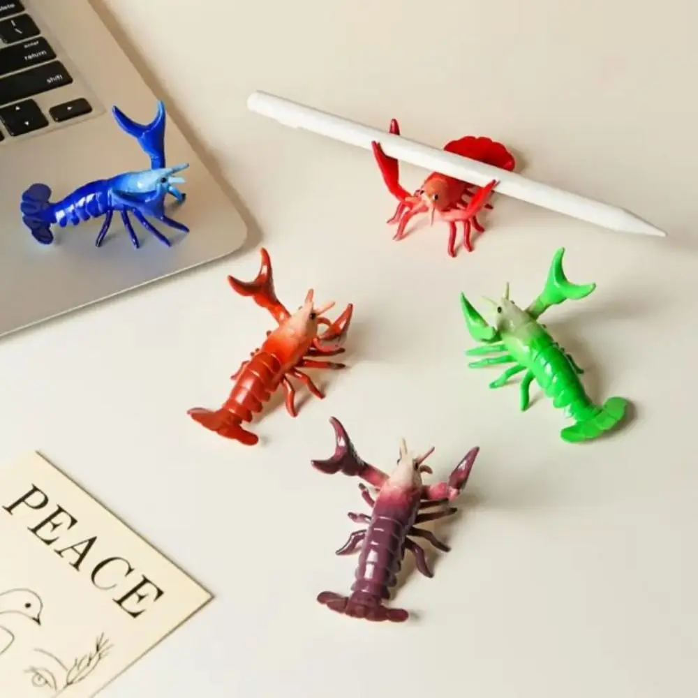 New Japanese Creative Cute Crab Pen Holder Weightlifting Crabs Penholder Bracket Storage Rack Gift Stationery Supplies