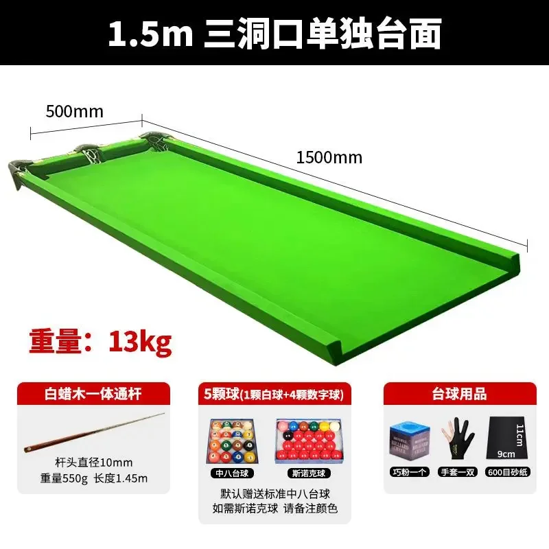 Pool table Five points Home basic skills training Accurate snooker pocket Foldable iron legs Play 5 billiards