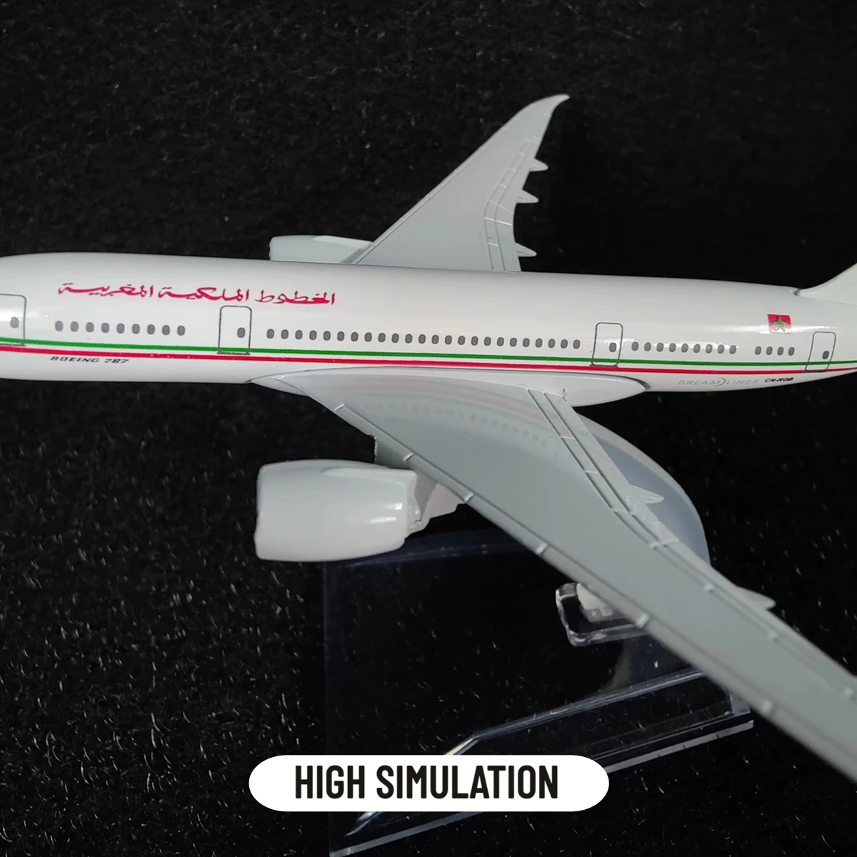 Scale 1:400 Metal Diecast Plane Model Morroco Airlines Replica 16cm Boeing Airbus Aircraft Aviation Airplane Miniature Toy