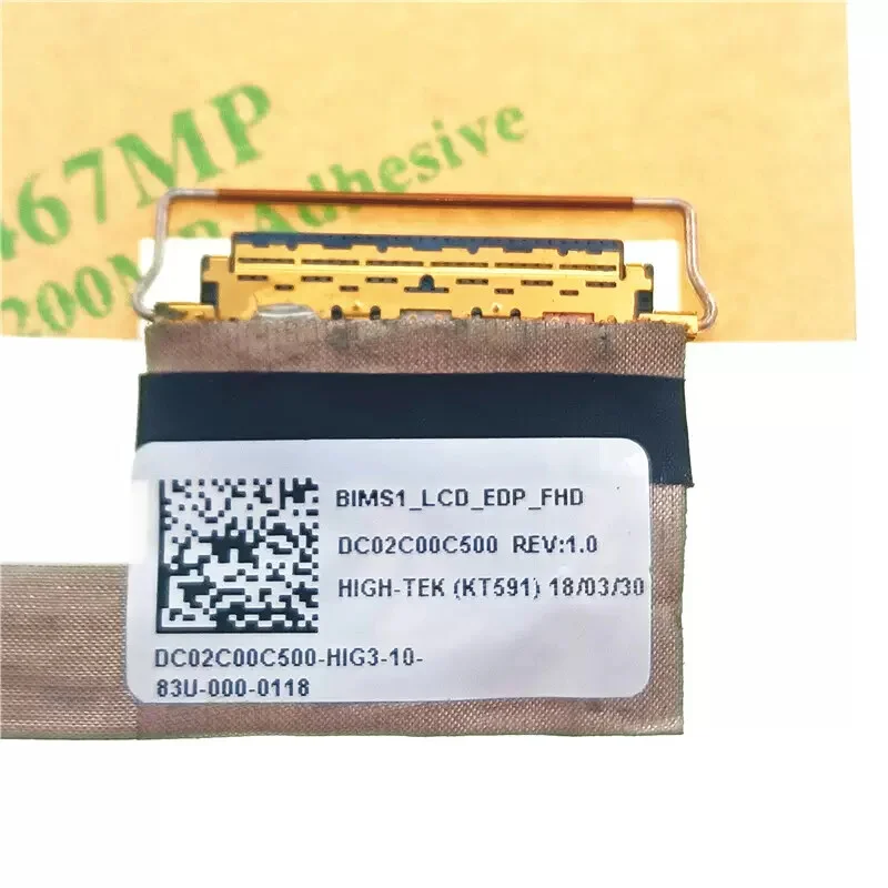 OEM Replacement LCD FHD Screen Cable BIMS1 01AW215 for Lenovo ThinkPad S5 E560P DC02C00C500