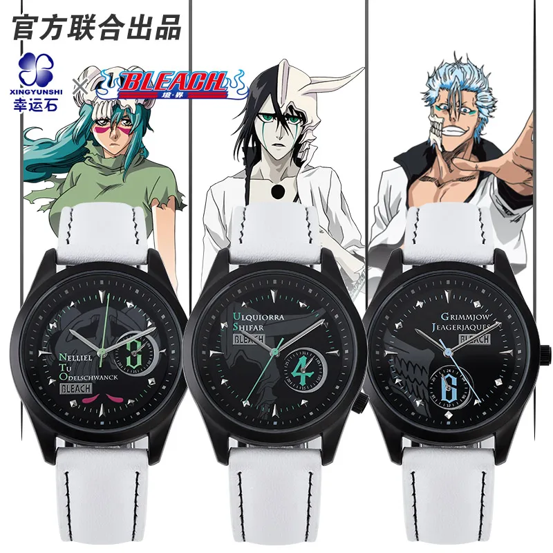 

Bleach Espada Grimmjow Ulquiorra Neliel Anime Watch Waterproof Manga Role Ichigo Action Figure Action Figure Gift