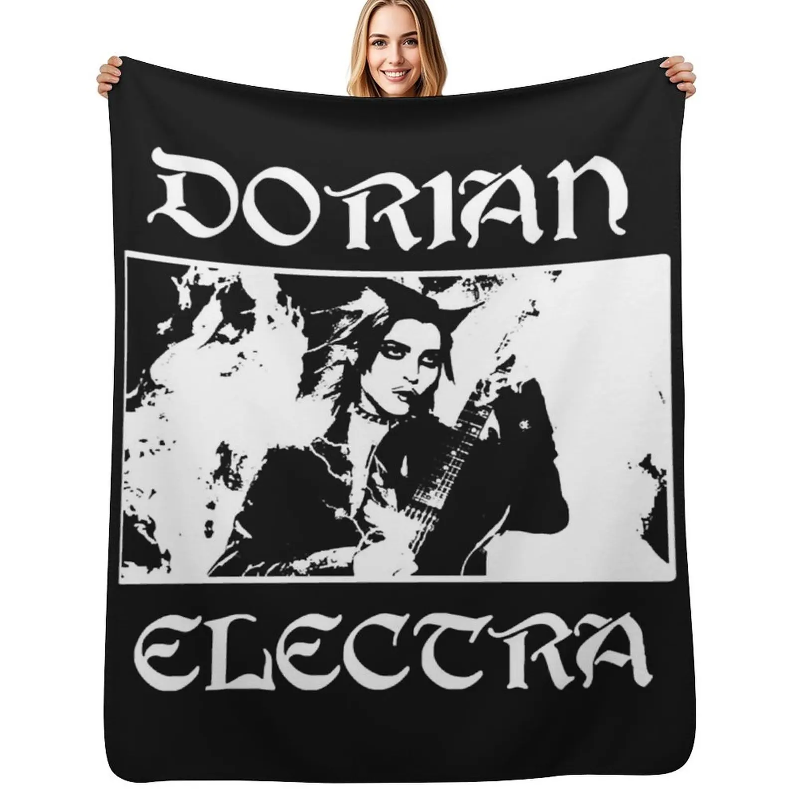 Dorian Electra Metal Classic T-Shirt Essential T-Shirt Throw Blanket Multi Use Warm Blanket for Living Room Bedroom