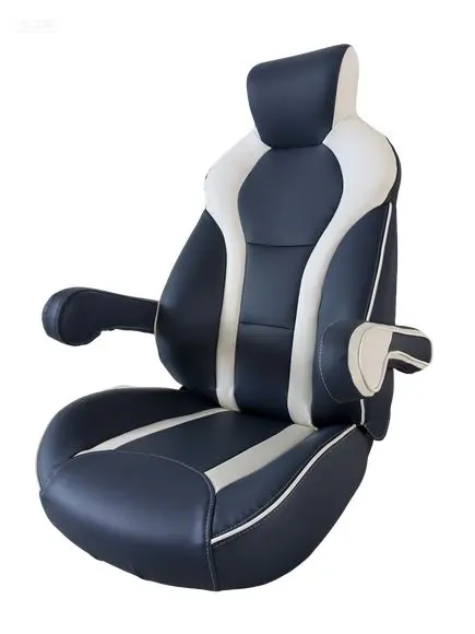 Leather Captain Chair Memory Foam Waist Pillow Seat Cushion