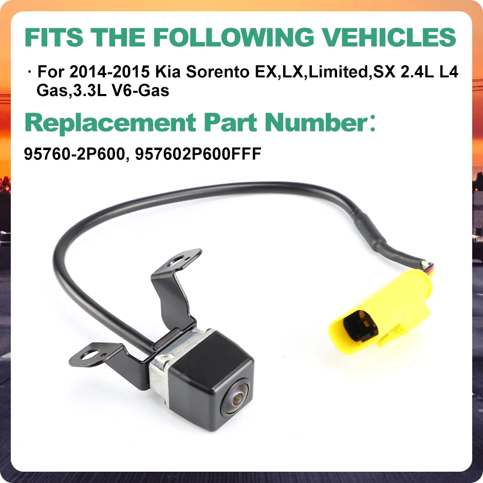95760-2P600 957602P600 Car Rear View Parking Camera Backup Assist Reverse Camera For Kia Sorento 2014-2015