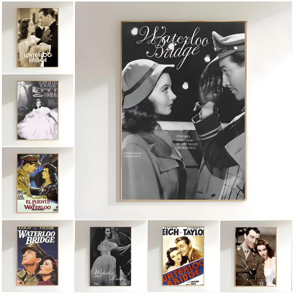 romance drama w-waterloo bridge Poster Classic Wall Art  Home Decor  Peel and Stick Unframed