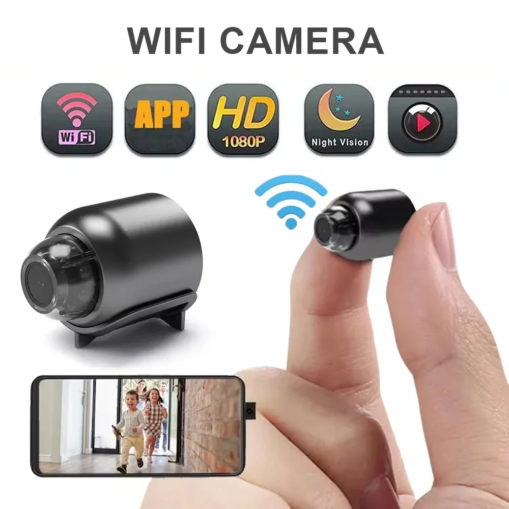 

1080P HD Mini Camera XX Wifi Wireless Smart Home Network Camera Indoor Security Monitoring Night Vision Camera Audio Recorder