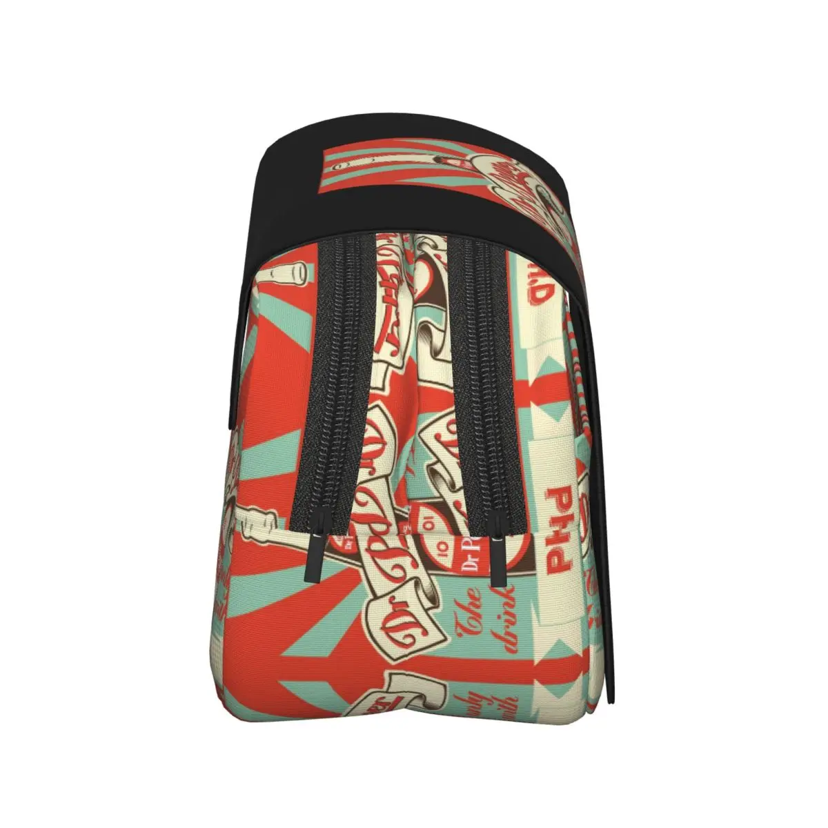 Dr. Pepper Vintage Pencil Case Pen Holder Hard Shell Leather Large Storage Pen Box Pencil Bag for Boys Girls Gifts