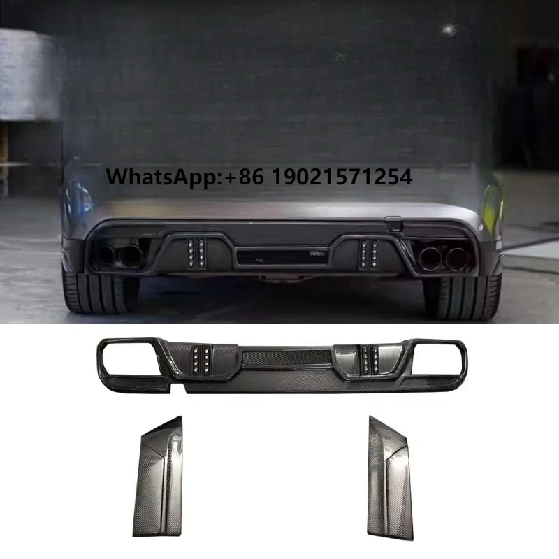 

High Quality LD Style Carbon Fiber Rear Diffuser Rear Bumper Spoiler for X6M F96 Body Kit