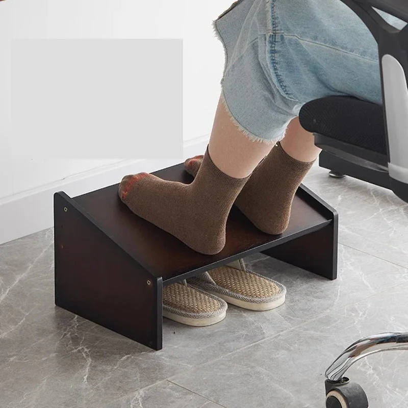 Office Hallway Portable Foot Stool Shelves Modern Wooden Relax Living Room Foot Stool Moveable Tabouret Taburetes Furniture