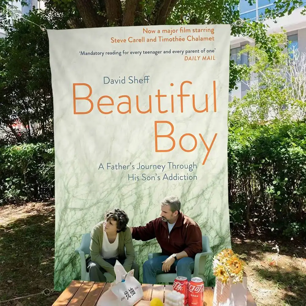 Movie Beautiful Boy DIY Flag For Family Group Photo Living Room Home Dorm Decor Wall Art Decor Banner