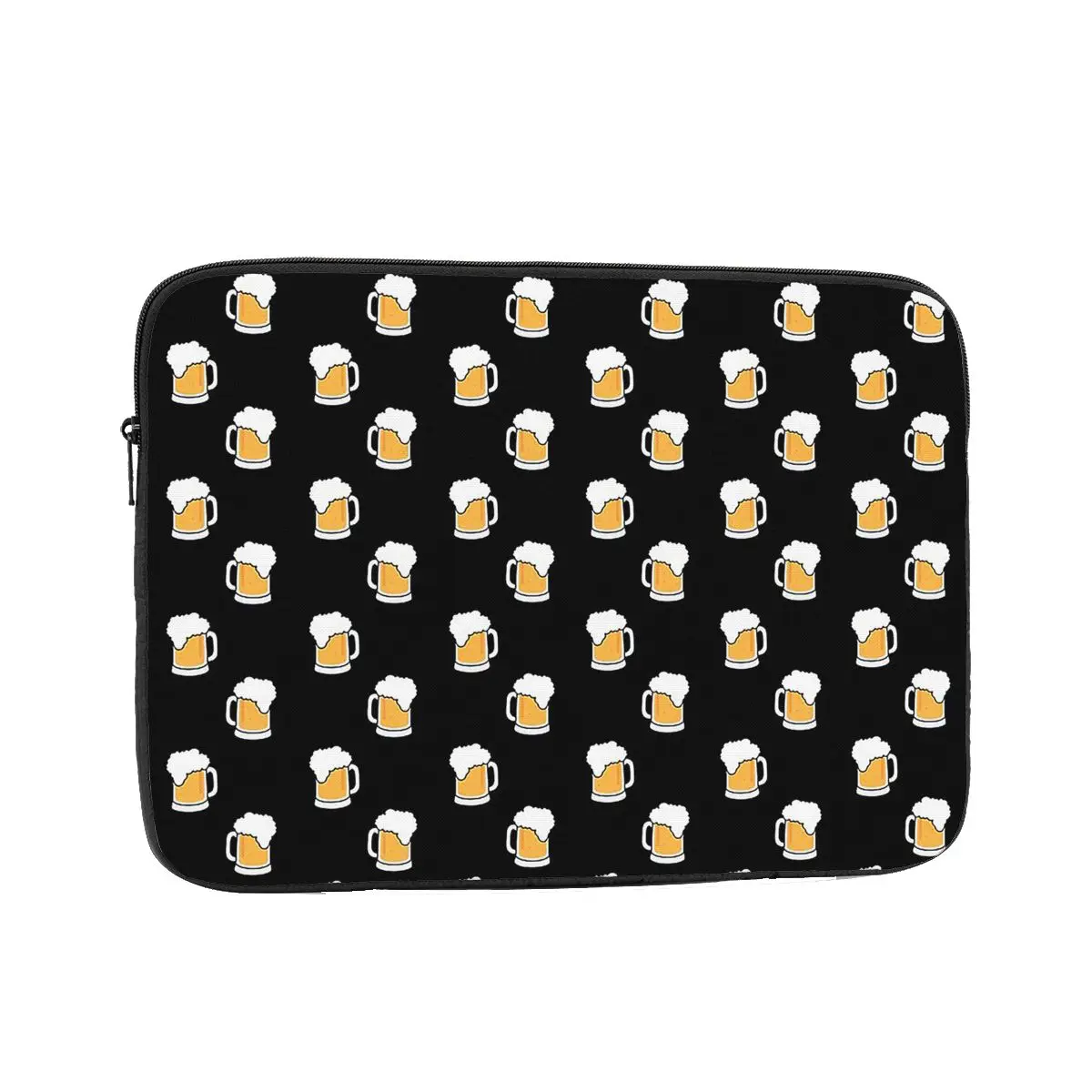 

Zipper Laptop Notebook Bag Case Beer Foam Pattern Tablet Liner Sleeve Boys Lover Shockproof Case Bag for Macbook Air Pro