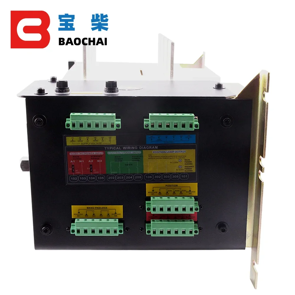 Ats 630a 800A 4p Controller Automatic Transfer Switch Three Phase Smart Intelligent Dual Power Transfer for Generator Set