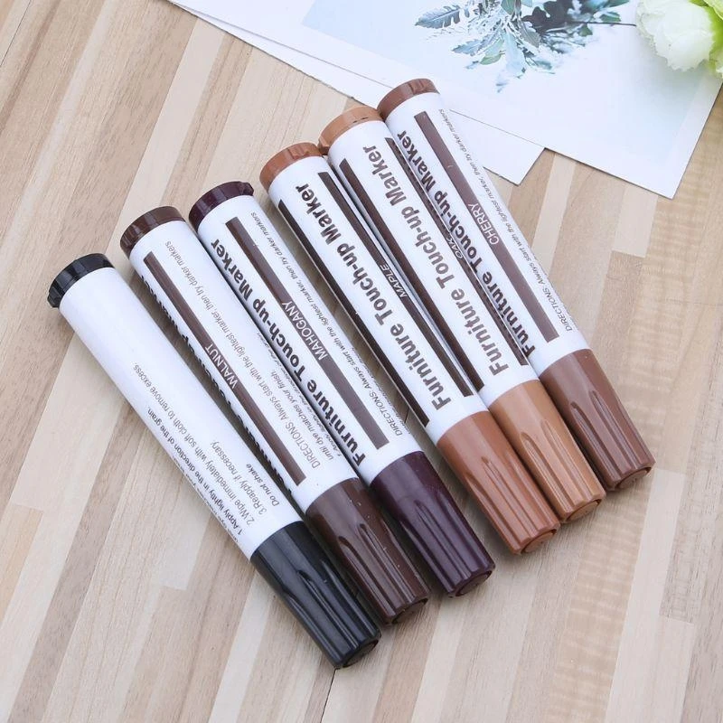13 Pcs Repair Pen Furniture Marker & Wax Sticks & Sharpener Easy to Use