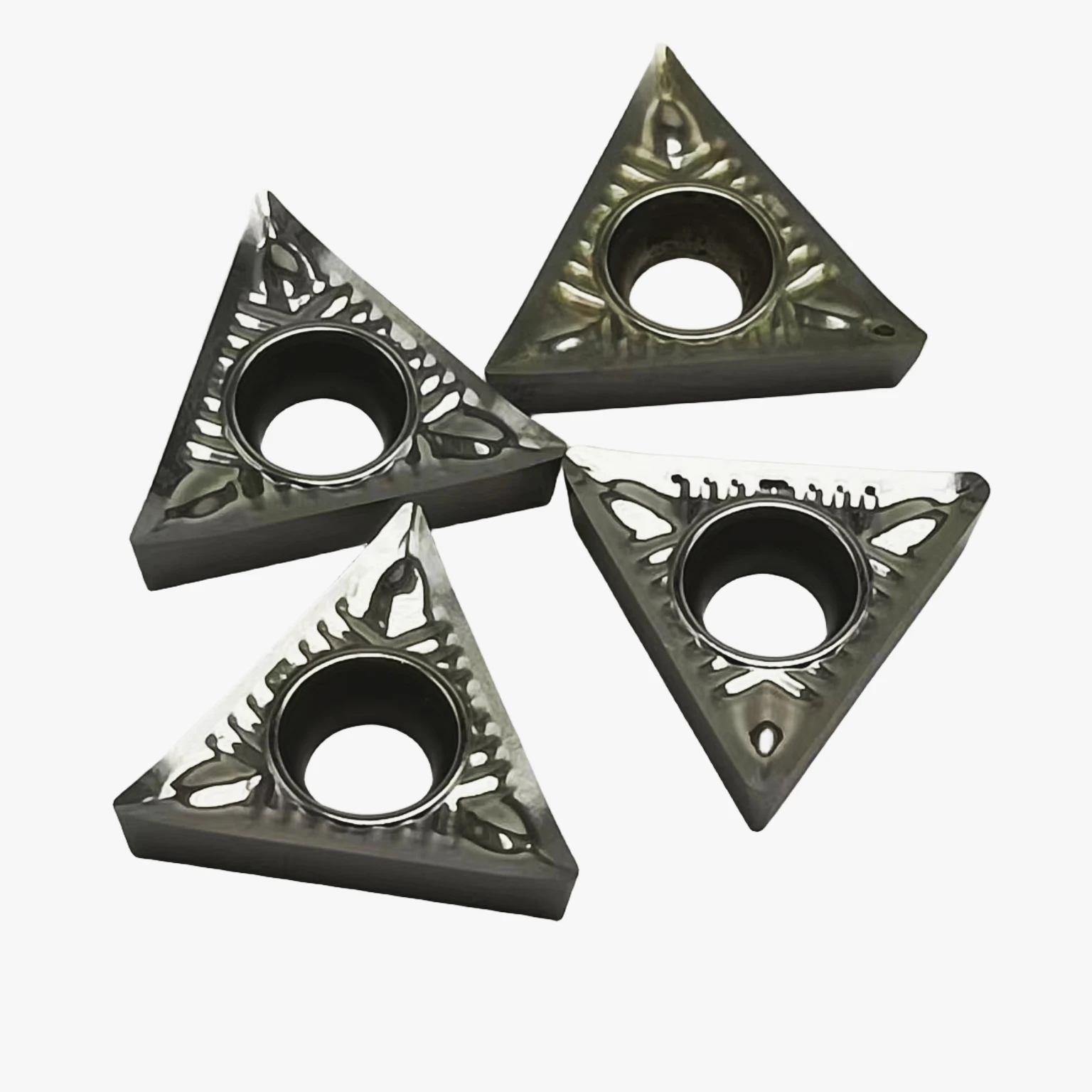 Herramienta de corte de carburo CNC, torno de Metal de torneado de aluminio, 10 piezas, TCGT16T302, TCGT16T304, TCGT16T308