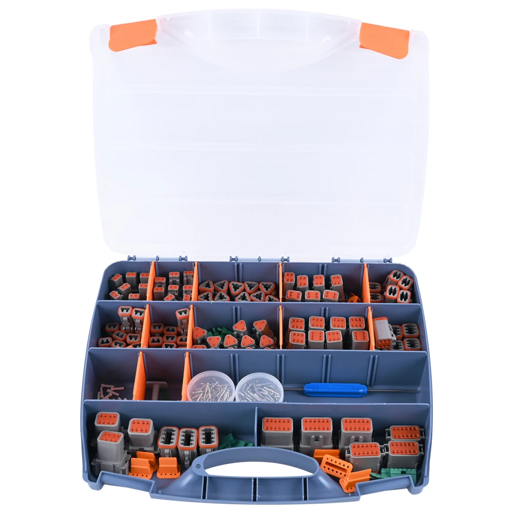 JRready 699PCS DT Connector Kit 2 3 4 6 8 12 Pin Waterproof Connector Solid Contact Pick Removal Tool For Automotive Repairing