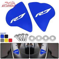 2023 YZF-R7 Motorcycle Windscreen Windshield Mirror Hole Cap Mirror Driven Eliminators Cover For R7 YZF R7 2022 2023 2024