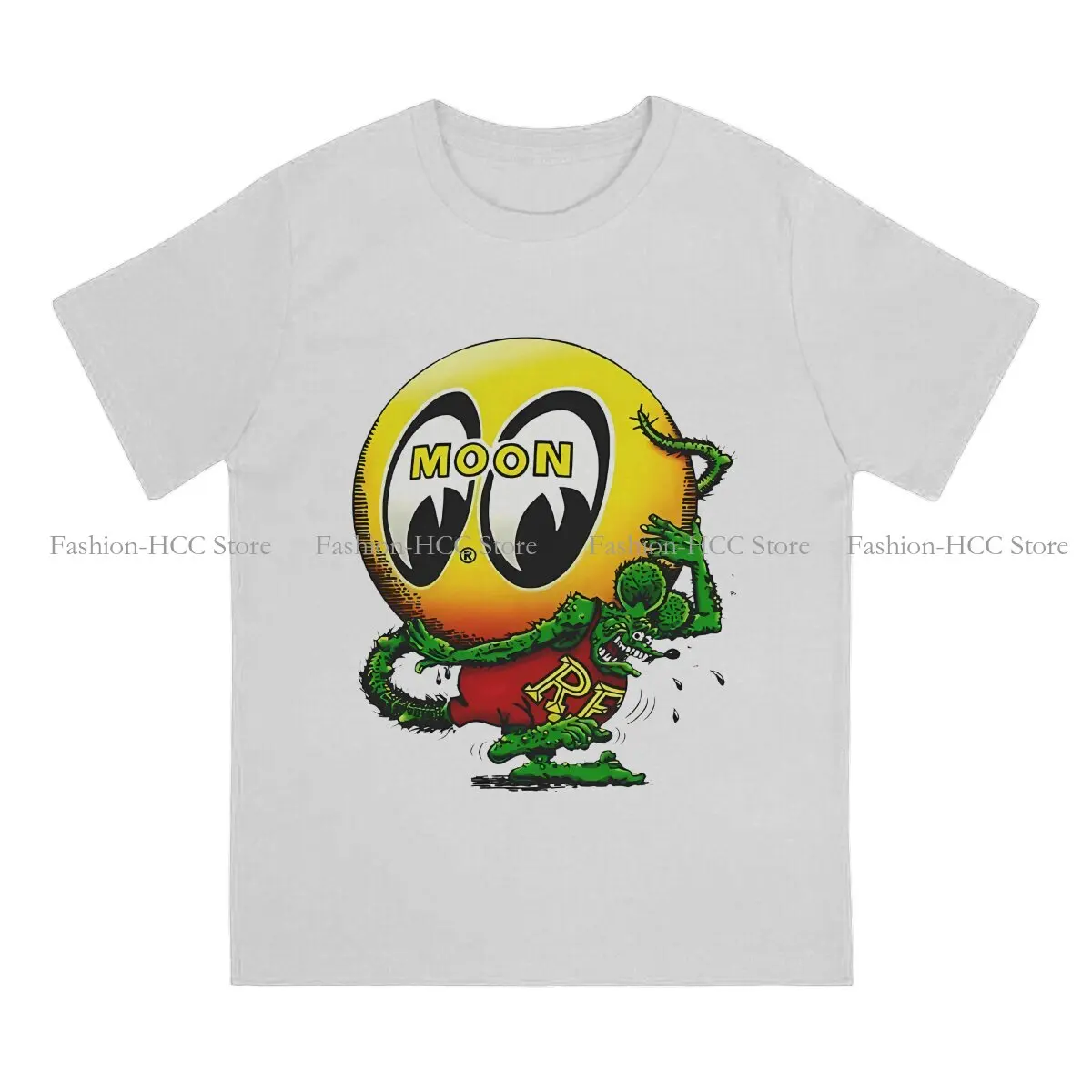 Rat Fink Polyester TShirts Mooneyes Distinctive Homme T Shirt Hipster Tops