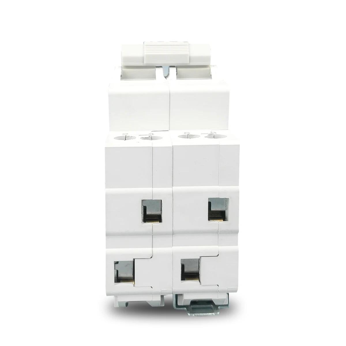 TOMZN 2P 63A MTS Dual Power Manual Transfer Switch Mechanical Interlock Isolation Circuit Breaker