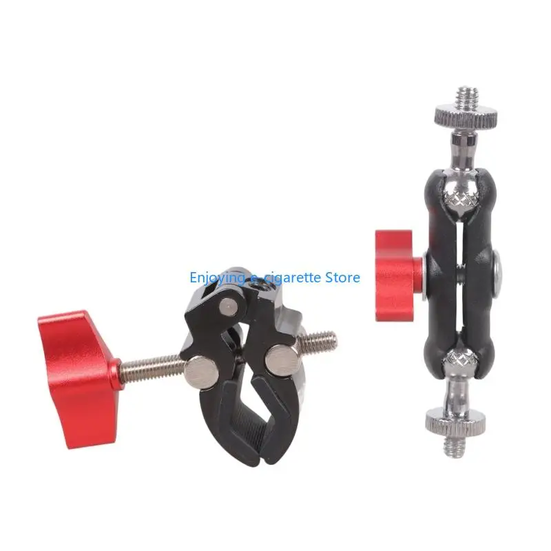 1/4 zoll Gewinde Ball Kopf Gewinde Schraube Halterung Adapter Einstellbare Telefon Mount Adapter Unterstützung Mehrere Gerät – Detail 8