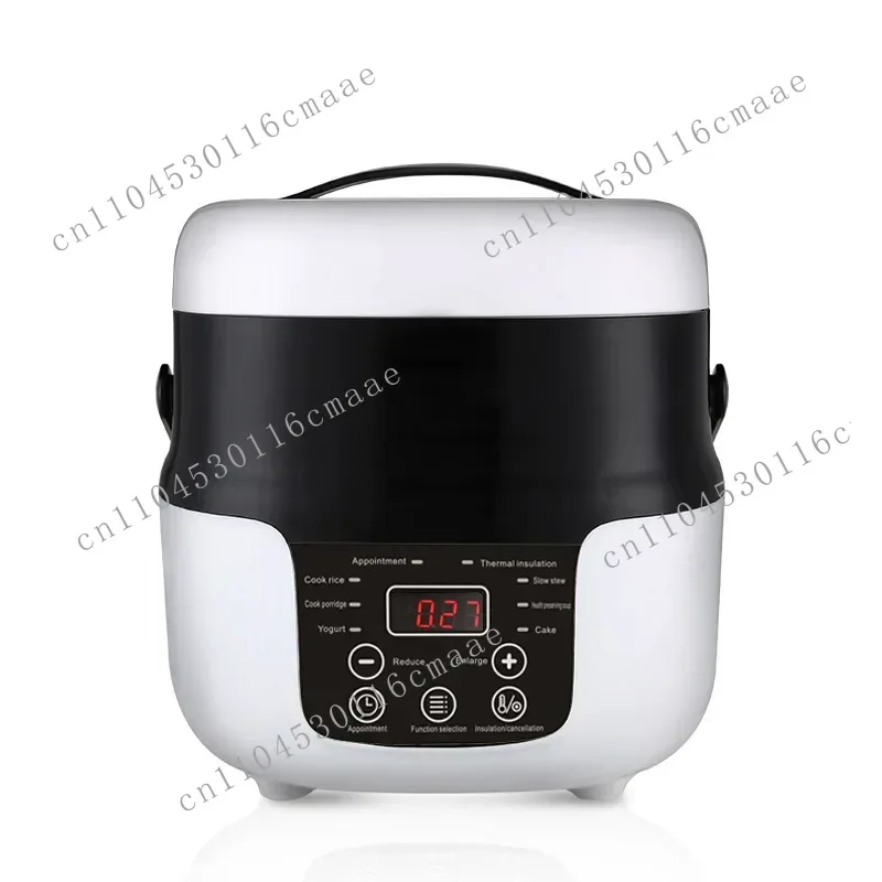 NEW 2L Multifunctional Car Mounted Rice Cooker Small 12V Cars & Large 24V Trucks Dual-Use 220V Home Cooking  Feature Portable