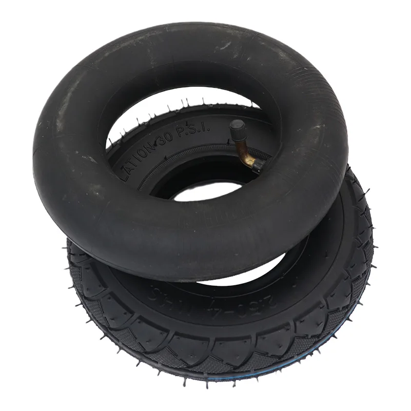 إطار خارجي 2.50-4 عالي الجودة وأنبوب داخلي قابل للنفخ 2.80/2.50-4، لأجزاء تعديل إطارات الدراجات الكهربائية