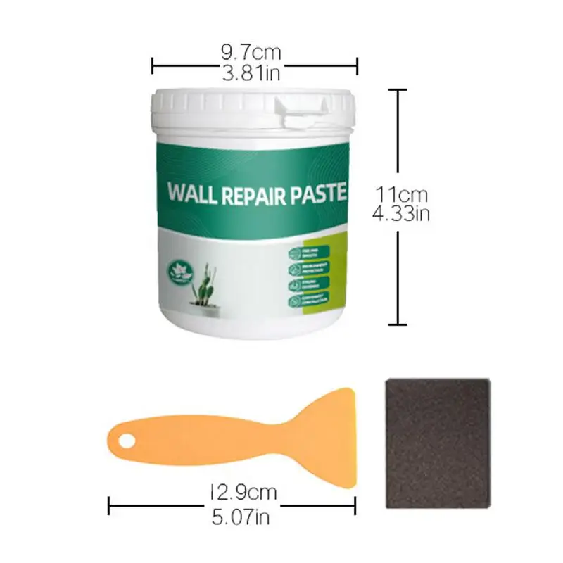 Wall Crack Repair Cream 600g Wall Mending Agent Drywall Hole Peeling Gap Repair Agent Quick-Drying Restore Wall Repair Paste